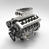Stirlingkit ENJOMOR V12 GS-V12 72CC Gas 4-Stroke DOHC Large Scale Engine Model with Supercharger & Air Filter Full Set, view 6