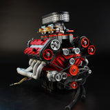Stirlingkit ENJOMOR V8 78CC GS-V8 Working Scale Model Engine Gas DOHC 4 Stroke Water-cooled, view 2