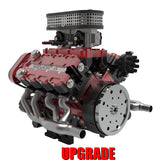 Stirlingkit ENJOMOR V8 78CC GS-V8 Working Scale Model Engine Gas DOHC 4 Stroke Water-cooled, view 6