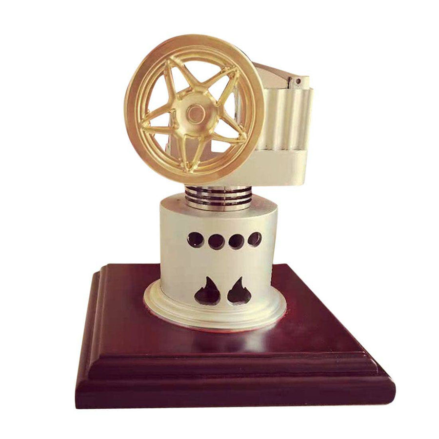 Stirlingkit ENJOMOR Vertical High Temperature Powered Stirling Engine Model Science Toys