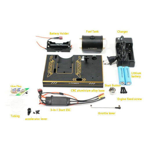 Stirlingkit ESC Glow Plug Starter Kit with Base for Toyan FS-S100AC Engine