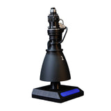 Stirlingkit F9-Style Rocket Engine Model 3D Printed Space Propulsion Replica with LED Base, view 4