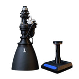 Stirlingkit F9-Style Rocket Engine Model 3D Printed Space Propulsion Replica with LED Base, view 6