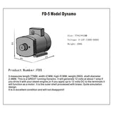 Stirlingkit FD-5 12V Miniature Motor for M12 M16 Internal Combustion Engine Steam Engine Model, view 3