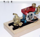 Stirlingkit Fixed Base with stand for 1/8 1/10 Scale Water Pumps Generator Model Engine, view 2