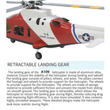 Stirlingkit FLISHRC FL500 A109 500-Class 2.4G 6CH Super Scale GPS RC Helicopter Model RTF, view 3