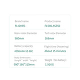 Stirlingkit FLISHRC FL500 AS350 500-Class Large Scale GPS RC Helicopter Model RTF 2.4G 6CH, view 5