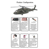 Stirlingkit FLISHRC FL500 UH-60 Black Hawk 500-Class Large Scale GPS RC Helicopter Model 2.4G 6CH RTF, view 6