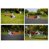 Stirlingkit FLYWING Bell 206 RC Helicopter Model 470-Class 2.4G RC 6CH Rescue Airplane, view 6