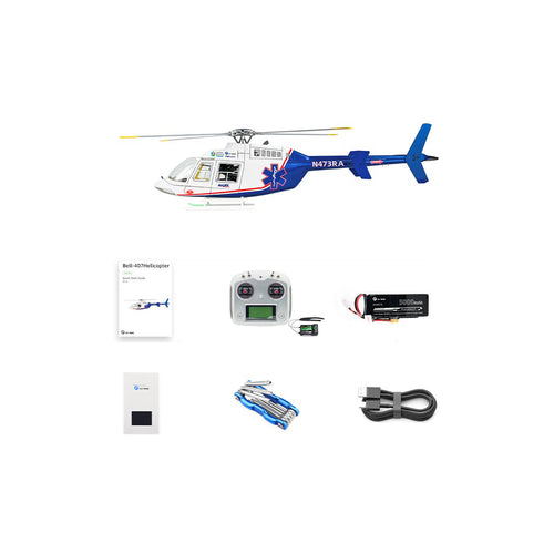 Stirlingkit FLYWING BELL-407 470 Class RTF GPS Large RC Helicopter Model with ACE Flight Controller