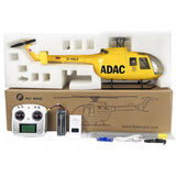 Stirlingkit FLYWING BO105 470 Size Scale GPS Heli Drone 2.4G 6CH Big Military RC Helicopter With ACE Flight Controller, view 5