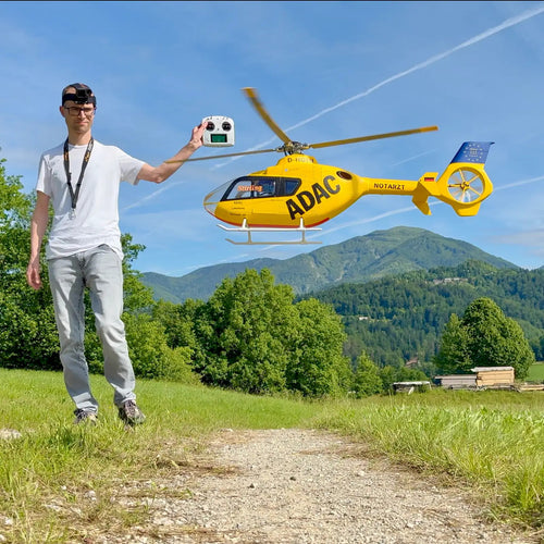 Stirlingkit FLYWING EC135 470 Class RC Helicopter ADAC 6CH 2.4G with ACE Flight Controller & GPS