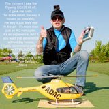 Stirlingkit FLYWING EC135 470 Class RC Helicopter ADAC 6CH 2.4G with ACE Flight Controller & GPS, view 2