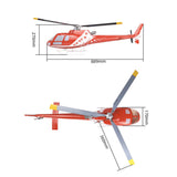 Stirlingkit FLYWING Squirrel-AS350 470-Class RC Helicopter Model 2.4G RC 6CH Electric Airplane Model, view 2