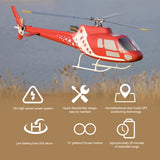 Stirlingkit FLYWING Squirrel-AS350 470-Class RC Helicopter Model 2.4G RC 6CH Electric Airplane Model, view 6