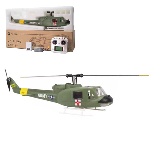 Stirlingkit FLYWING UH1-V3 Huey 470-Class RC Helicopter Model 2.4G RC 6CH Electric Airplane