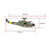 Stirlingkit FLYWING UH1-V3 Huey 470-Class RC Helicopter Model 2.4G RC 6CH Electric Airplane, view 2