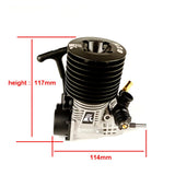 Stirlingkit Force FC .28 4.58cc Engine Hand Pull Starter Engine for 1/8 Methanol Fuel RC Car, view 3