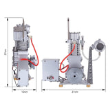 Stirlingkit Four-stroke 15cc OHV Single-cylinder Vertical Internal Combustion Engine Model, view 4