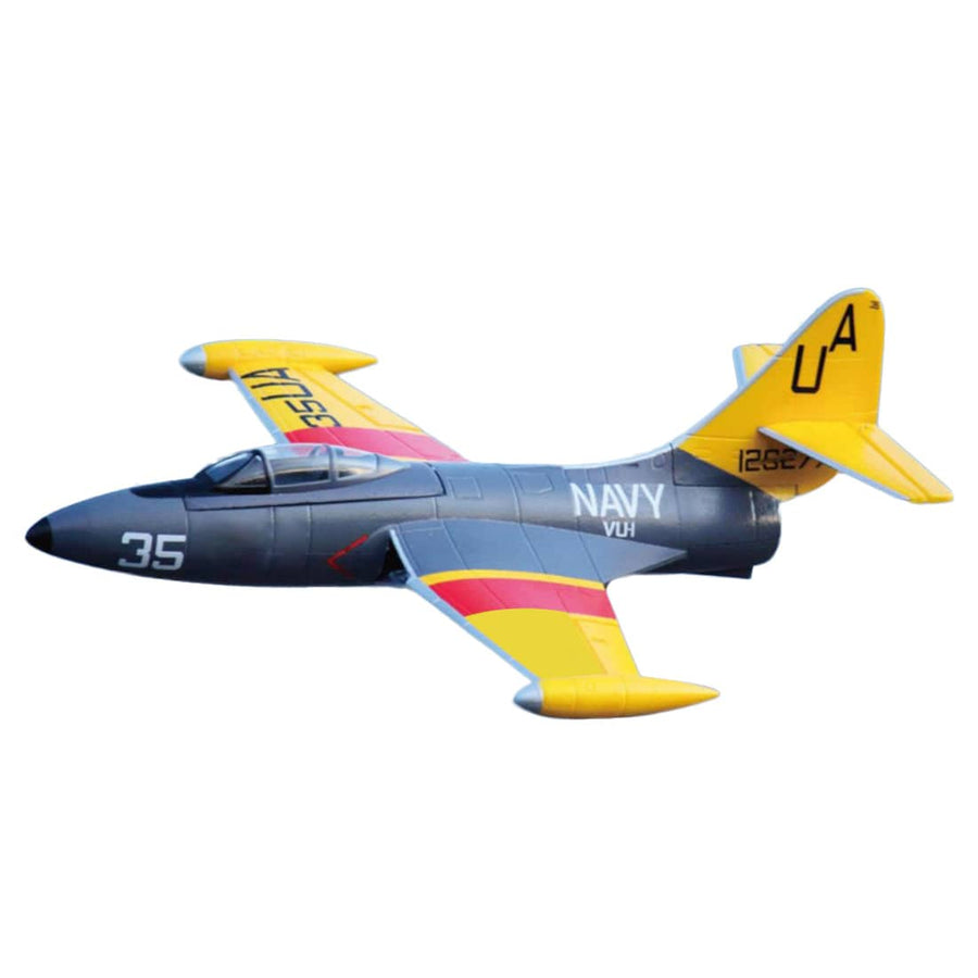 Stirlingkit Freewing F9F RC Airplane 64mm EDF Jet Flight EPO 3CH Hand Throwing- PNP