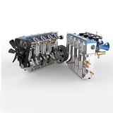 Stirlingkit FS-L400 Inline 4 Cylinder 4 Stroke Assembly Engine Model, view 5