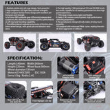 Stirlingkit FS Racing 1/8 6s Desert Buggy 95+KM/H Off-road Vehicle 4WD High Speed Brushless RC Car, view 6