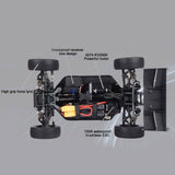 Stirlingkit FS Racing 1/8 Off-road Vehicle 4WD High Speed Brushless RC Car with Body ESC Motor 2.4G, view 3