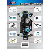 Stirlingkit FS Racing 51208 GB-4 Sport RTR 1/10 4WD 2.4G Two-speed Nitro Wireless Off-road Vehicle, view 5