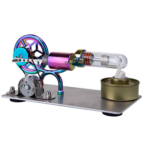 Stirlingkit Gamma Free Piston Stirling Engine with LED Lights Physics Demos