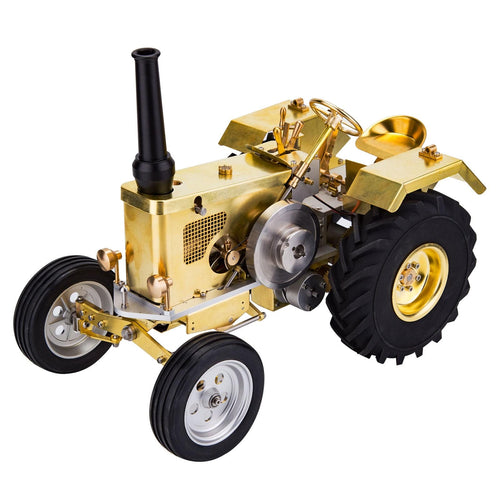 Stirlingkit Gas-Powered Agricultural Farm Tractor Model with 1.6CC Mini Horizontal Air-cooled ICE Engine