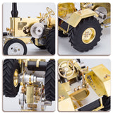 Stirlingkit Gas-Powered Agricultural Farm Tractor Model with 1.6CC Mini Horizontal Air-cooled ICE Engine, view 6