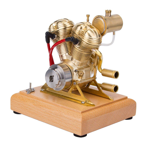 Stirlingkit Gasoline V-Twin Small OHV 4.3CC Double-cylinder Four-stroke Engine R28