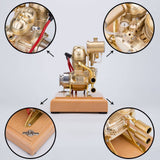 Stirlingkit Gasoline V-Twin Small OHV 4.3CC Double-cylinder Four-stroke Engine R28, view 4