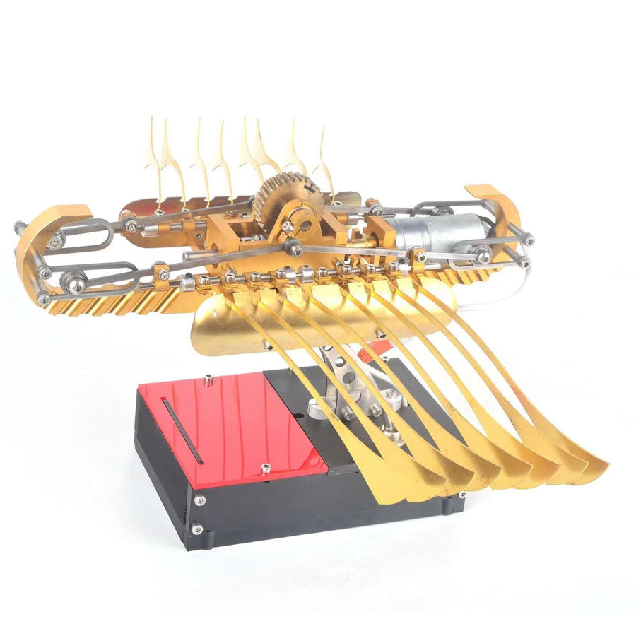 Stirlingkit Gear Drive Vintage Mechanical Metal Ocean Ark Model DIY Kit