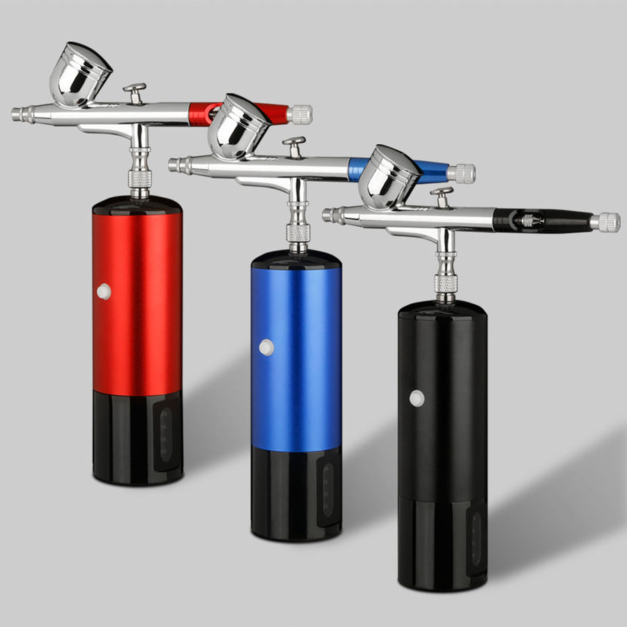 Stirlingkit Gem-298s Hobby Airbrush Kit for Model Engine Paint Tool Sets Advanced Version