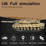 Stirlingkit German Leopard 2A7 Main Battle RC Tank Model with Lights Sounds 1/16 2.4G, view 2