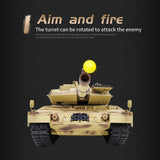 Stirlingkit German Leopard 2A7 Main Battle RC Tank Model with Lights Sounds 1/16 2.4G, view 4