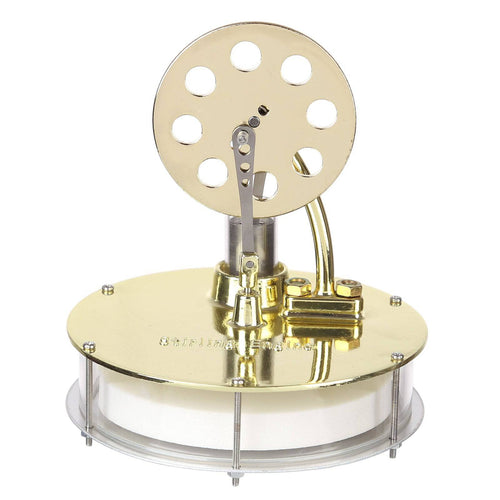Stirlingkit Golden Metal Low Temperature Powered Stirling Engine Model
