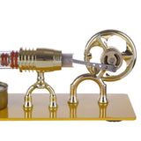 Stirlingkit Golden Single Cylinder Stirling Engine Model Science Physical Educational Toys Gift, view 5