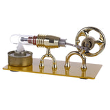 Stirlingkit Golden Single Cylinder Stirling Engine Model Science Physical Educational Toys Gift, view 6