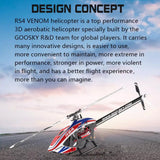 Stirlingkit Goosky Legend RS4 Venom 2.4G 3D Electric Brushless  RC Helicopter Model Aircraft Model - KIT Version, view 4