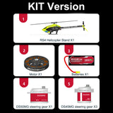 Stirlingkit Goosky RS4 2.4G 3D Aerobatic Brushless Direct Drive Tail Variable-Pitch Stunt RC Helicopter Aircraft Model, view 5