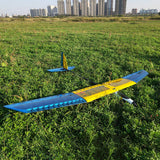 Stirlingkit GT1500V3 1500mm Wingspan Composite Electric Aircraft RC Airplane Glider Model PNP /KIT Blue, view 4