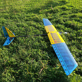 Stirlingkit GT1500V3 1500mm Wingspan Composite Electric Aircraft RC Airplane Glider Model PNP /KIT Blue, view 6