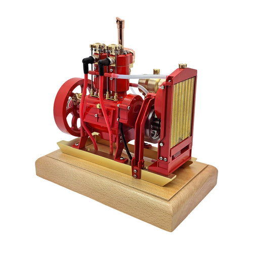 Stirlingkit H74 5cc 4-Stroke 2-Cylinder Water Cooled Gasoline Internal Combustion Engine Model