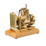 Stirlingkit H74 5cc 4-Stroke 2-Cylinder Water Cooled Gasoline Internal Combustion Engine Model, view 2