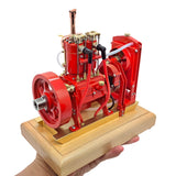 Stirlingkit H74 5cc 4-Stroke 2-Cylinder Water Cooled Gasoline Internal Combustion Engine Model, view 3