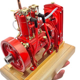 Stirlingkit H74 5cc 4-Stroke 2-Cylinder Water Cooled Gasoline Internal Combustion Engine Model, view 5
