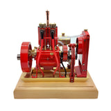 Stirlingkit H74 5cc 4-Stroke 2-Cylinder Water Cooled Gasoline Internal Combustion Engine Model, view 6