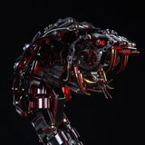 Stirlingkit Half Cobra Snake Statue Serpent Metal Mode Kits with Lights 400+PCS for Halloween, view 5